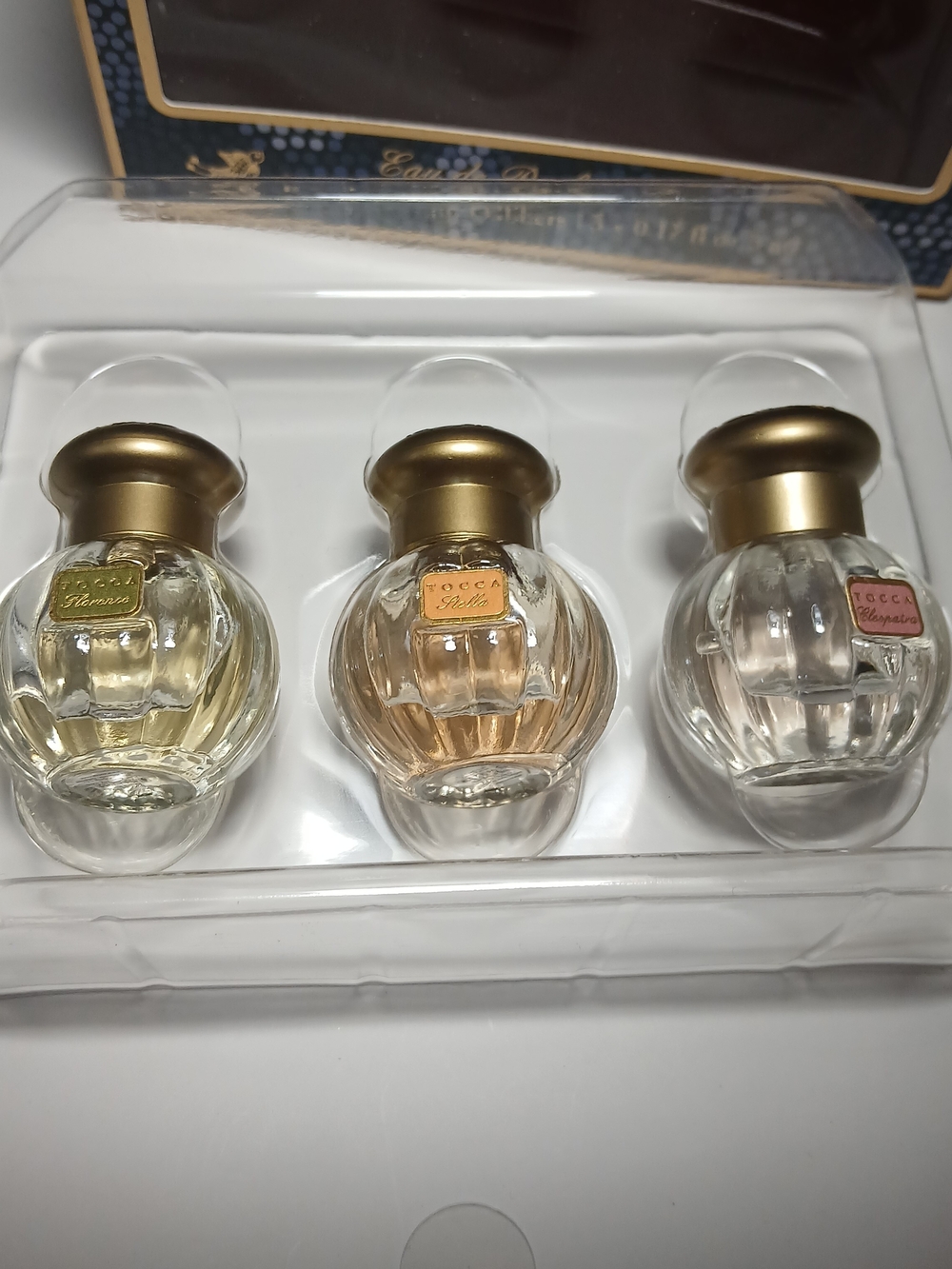 Tocca Perfume Trio- Florence, Stella, Cleopatra – Blue box